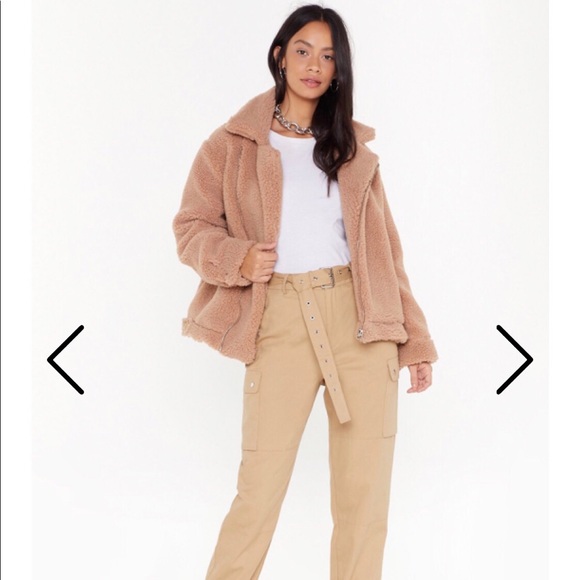 Nasty Gal Jackets & Blazers - Nasty gal aviator faux jacket